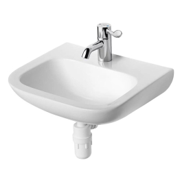 Armitage Shanks 500mm Wide 1 Tap Hole Portman 21 Wall Hung Cloakroom Basin  No Overflow - S225201