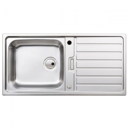 Abode Matrix R15 1.0 Extra Large Bowl Stainless Steel Undermount Kitchen  Sink 750mm Length x 440mm Wide - AW5128