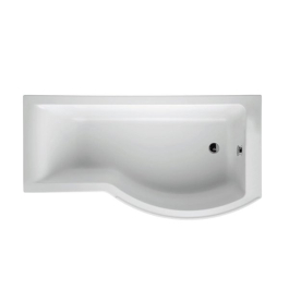 Ideal Standard Concept 1700mm x 700mm/900mm Right Handed 0 Tap Hole White Shower  Bath - E731501