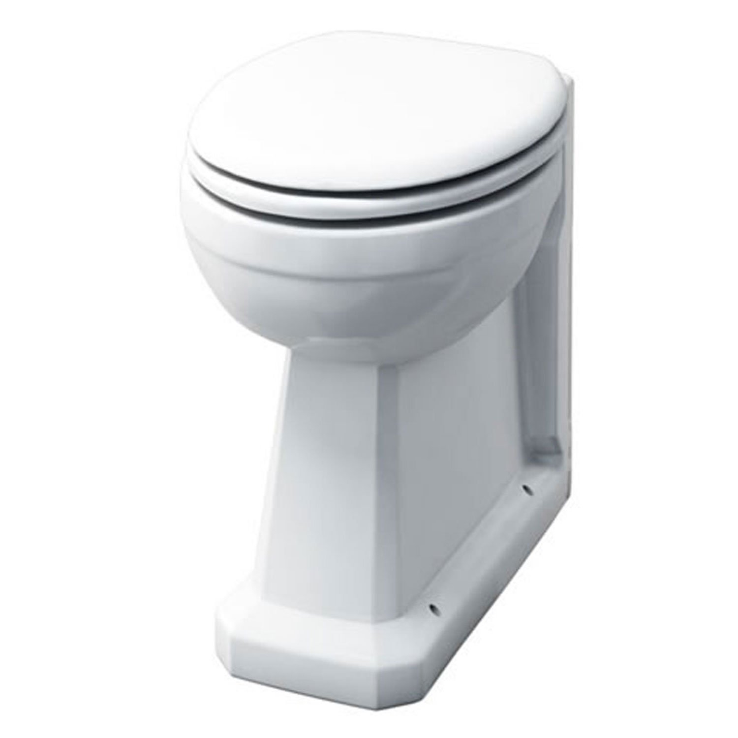 Burlington Regal 480mm Projection Back to Wall Toilet Excluding Seat -  White - P15