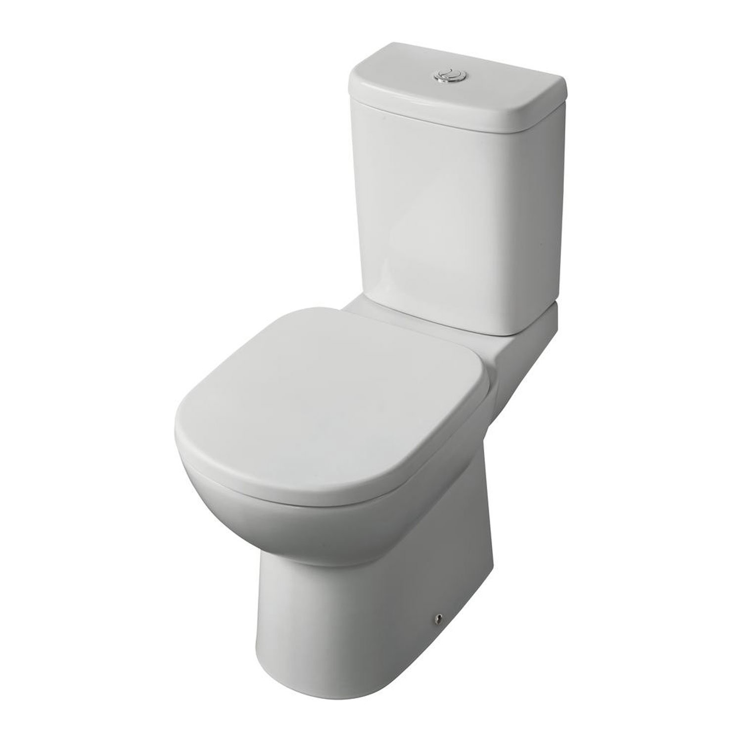 Ideal Standard Close Coupled Tempo Toilet with 4/2.6 Litre Dual Flush  Cistern - Standard Seat - T328001 + T427101 + T679201